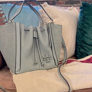 Tory Burch McGraw Dragonfly Drawstring Shoulder Bag
